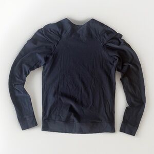 Lululemon Swiftly Tech Woman's Black Long Sleeve Puff Sleeve Top, Size 4 Small